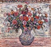 Maurice Brazil Prendergast Flowers in a Vase (Zinnias) France oil painting reproduction